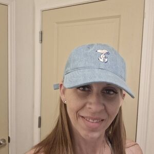 Peanuts Light Blue Denim Cap